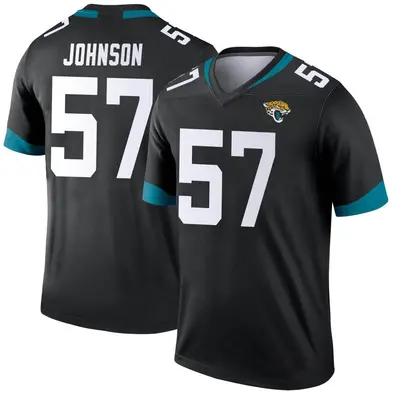 Men's Legend Caleb Johnson Jacksonville Jaguars Black Jersey