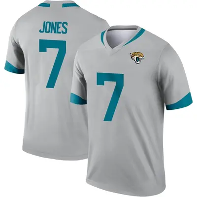 Men's Legend Zay Jones Jacksonville Jaguars Silver Inverted Jersey