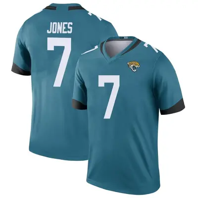 Men's Legend Zay Jones Jacksonville Jaguars Teal Color Rush Jersey
