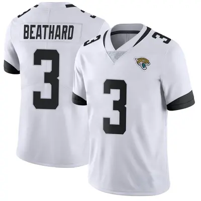 Men's Limited C.J. Beathard Jacksonville Jaguars White Vapor Untouchable Jersey