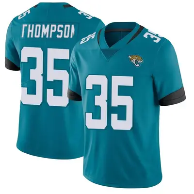 Men's Limited Deionte Thompson Jacksonville Jaguars Teal Vapor Untouchable Jersey