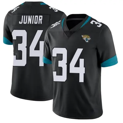 Men's Limited Gregory Junior Jacksonville Jaguars Black Vapor Untouchable Jersey