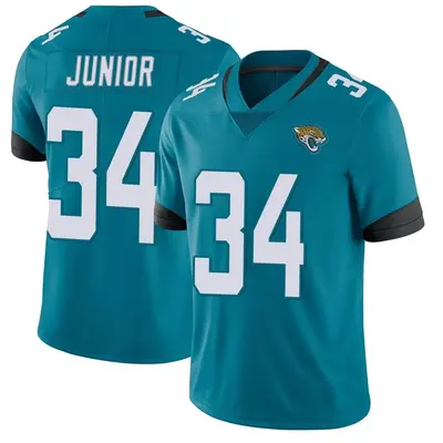 Men's Limited Gregory Junior Jacksonville Jaguars Teal Vapor Untouchable Jersey