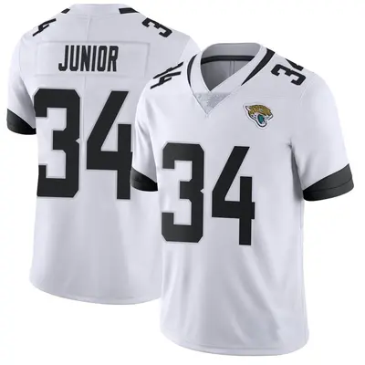 Men's Limited Gregory Junior Jacksonville Jaguars White Vapor Untouchable Jersey