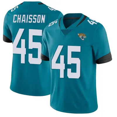 Men's Limited K'Lavon Chaisson Jacksonville Jaguars Teal Vapor Untouchable Jersey