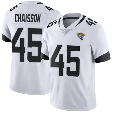 Men's Limited K'Lavon Chaisson Jacksonville Jaguars White Vapor Untouchable Jersey