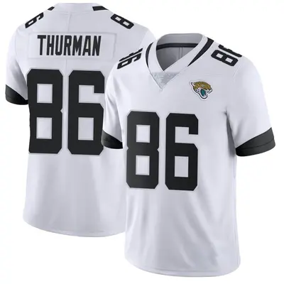 Men's Limited Nick Thurman Jacksonville Jaguars White Vapor Untouchable Jersey