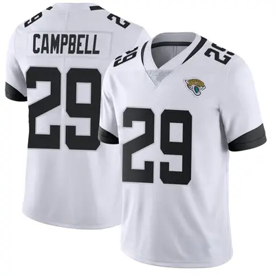Men's Limited Tevaughn Campbell Jacksonville Jaguars White Vapor Untouchable Jersey