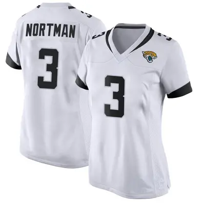 Women's Game Brad Nortman Jacksonville Jaguars White Jersey