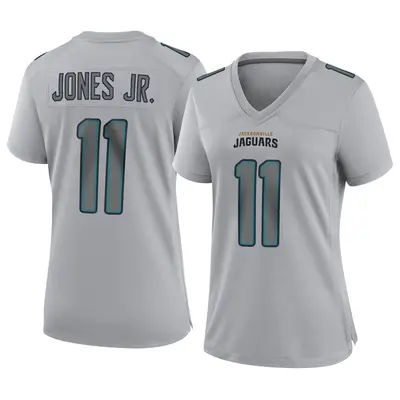 Women's Game Marvin Jones Jr. Jacksonville Jaguars Gray Atmosphere Fashion Jersey