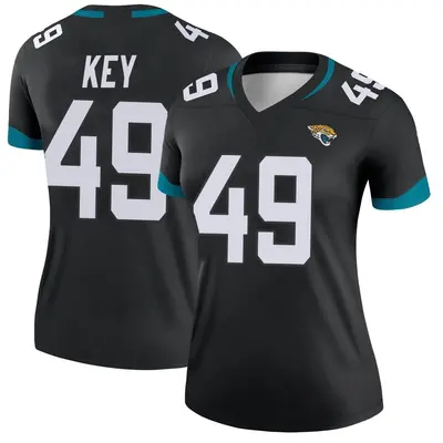Women's Legend Arden Key Jacksonville Jaguars Black Jersey