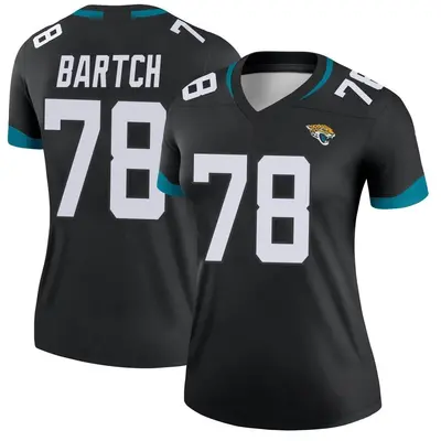 Women's Legend Ben Bartch Jacksonville Jaguars Black Jersey