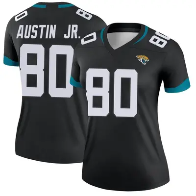 Women's Legend Kevin Austin Jr. Jacksonville Jaguars Black Jersey