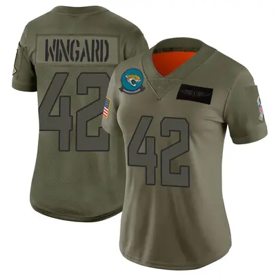 Women's Limited Andrew Wingard Jacksonville Jaguars Camo 2019 Salute to Service Jersey