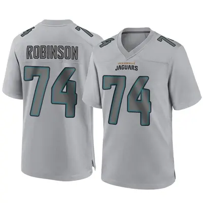 Youth Game Cam Robinson Jacksonville Jaguars Gray Atmosphere Fashion Jersey