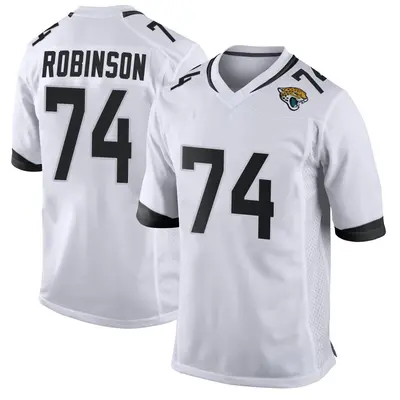Youth Game Cam Robinson Jacksonville Jaguars White Jersey