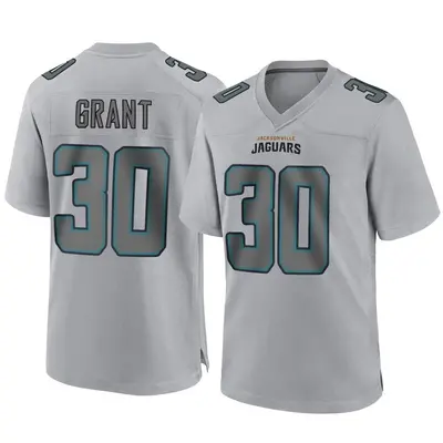 Youth Game Corey Grant Jacksonville Jaguars Gray Atmosphere Fashion Jersey