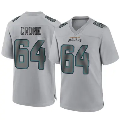 Youth Game Coy Cronk Jacksonville Jaguars Gray Atmosphere Fashion Jersey