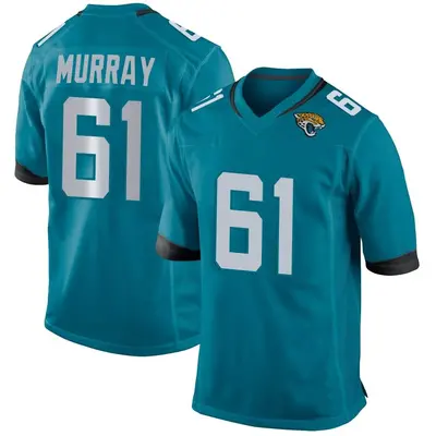 Youth Game James Murray Jacksonville Jaguars Teal Jersey