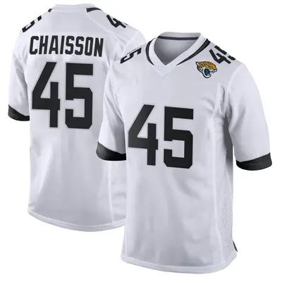 Youth Game K'Lavon Chaisson Jacksonville Jaguars White Jersey