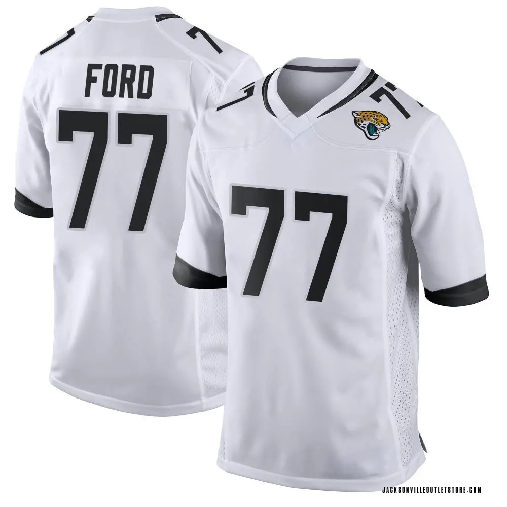 Youth Game Nick Ford Jacksonville Jaguars White Jersey