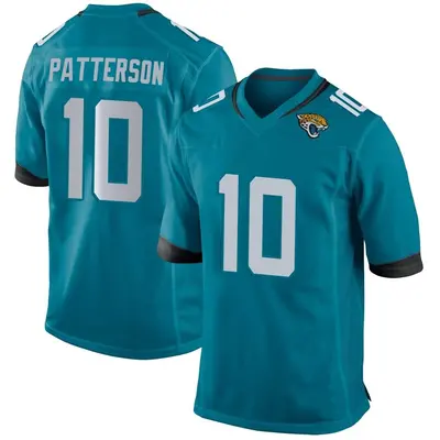 Youth Game Riley Patterson Jacksonville Jaguars Teal Jersey