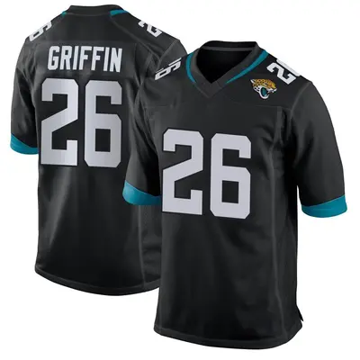 Youth Game Shaquill Griffin Jacksonville Jaguars Black Jersey