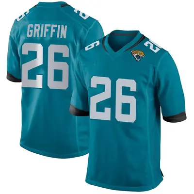 Youth Game Shaquill Griffin Jacksonville Jaguars Teal Jersey