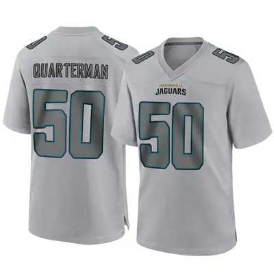 Youth Game Shaquille Quarterman Jacksonville Jaguars Gray Atmosphere Fashion Jersey