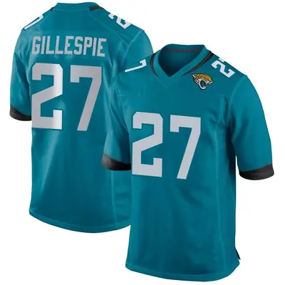 Youth Game Tyree Gillespie Jacksonville Jaguars Teal Jersey