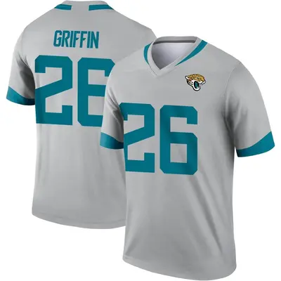Youth Legend Shaquill Griffin Jacksonville Jaguars Silver Inverted Jersey