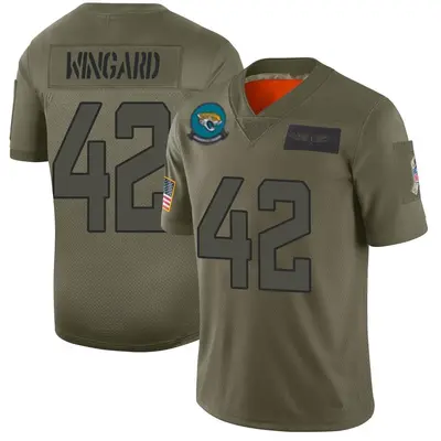 Youth Limited Andrew Wingard Jacksonville Jaguars Camo 2019 Salute to Service Jersey