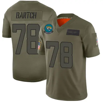 Youth Limited Ben Bartch Jacksonville Jaguars Camo 2019 Salute to Service Jersey