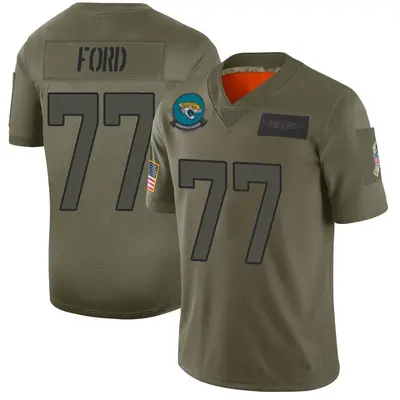 Youth Limited Nick Ford Jacksonville Jaguars Camo 2019 Salute to Service Jersey