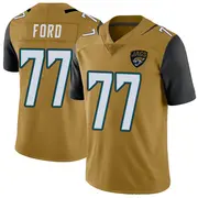 Youth Limited Nick Ford Jacksonville Jaguars Gold Color Rush Vapor Untouchable Jersey