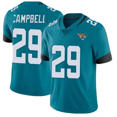 Youth Limited Tevaughn Campbell Jacksonville Jaguars Teal Vapor Untouchable Jersey
